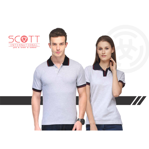 SP-8 White Melange With Navy Blue With Red Tip